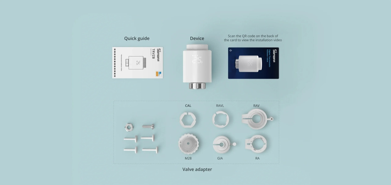 valva termostatica pentru calorifer sonoff trvzb, zigbee 3.0 - imagine 4