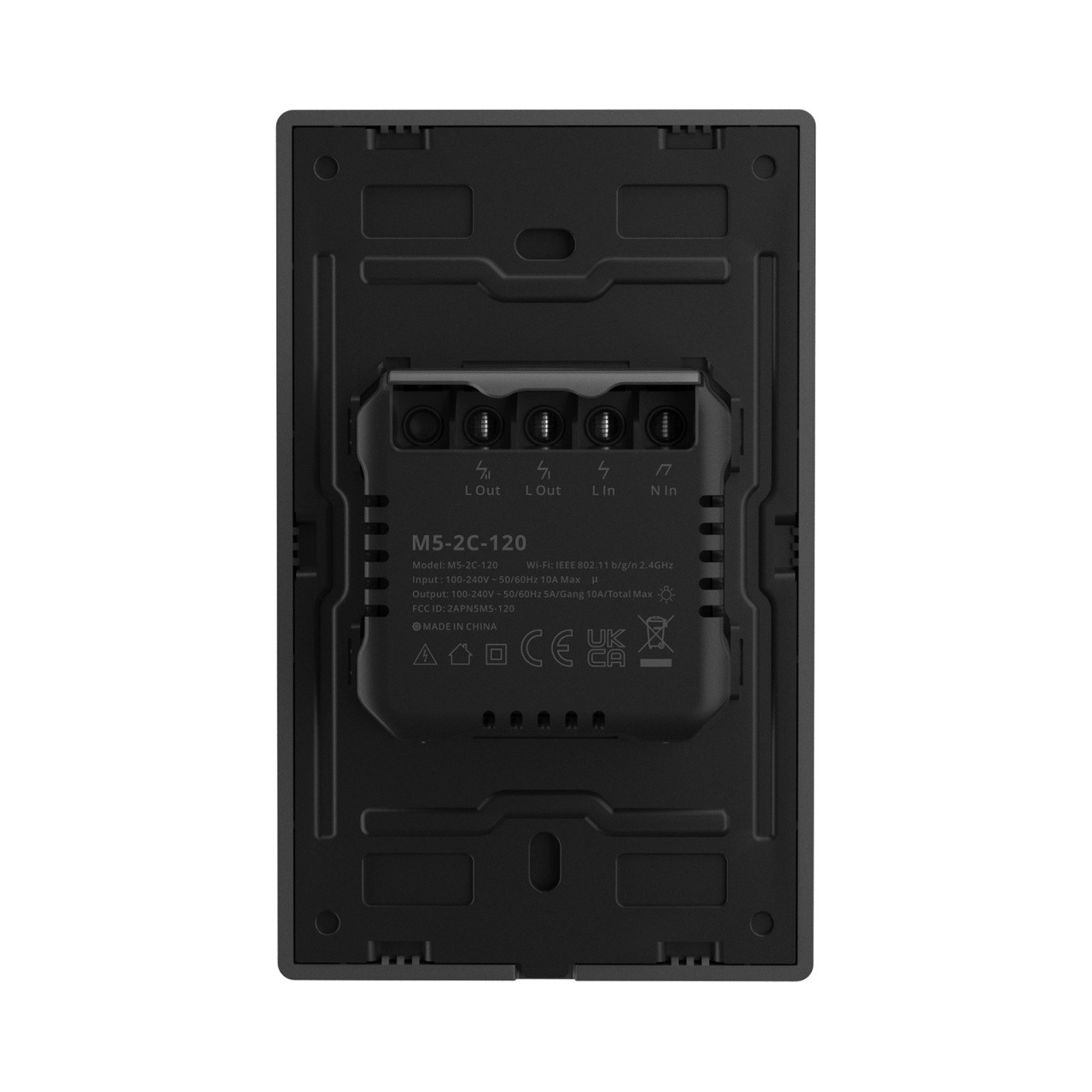 sonoff switchman m5-2c-120w - intrerupator inteligent cu 2 canale, butoane fizice si control wi-fi - imagine 5