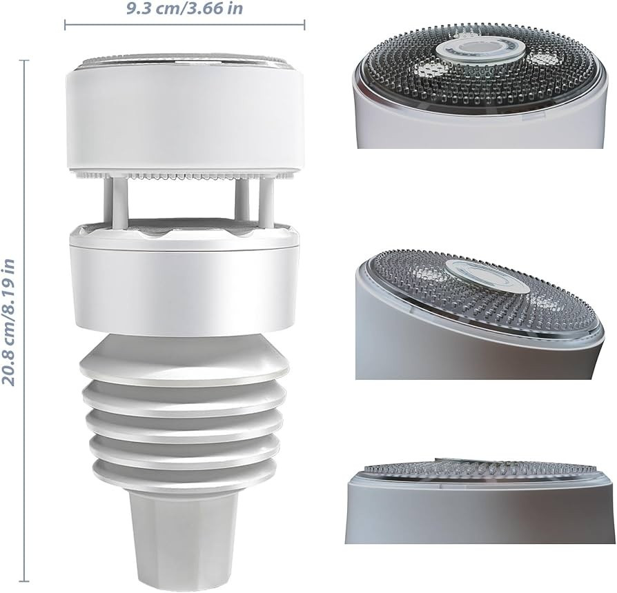 ecowitt weather station ws90 (wittboy) - statie meteo 6-in-1 de inalta precizie, senzor de ploaie piezoelectric si anemom - imagine 2