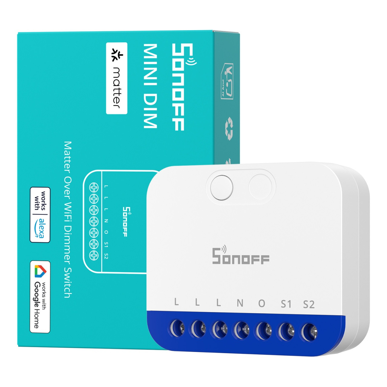 sonoff mini-dim - variator inteligent (dimmer) wi-fi, 1.5a, fara fir de nul, design extreme si control ewelink - imagine 5