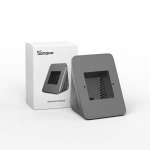 suport de birou pentru sonoff nspanel si nspanel pro, gri - stand ergonomic pentru panouri de control tactile - imagine 3