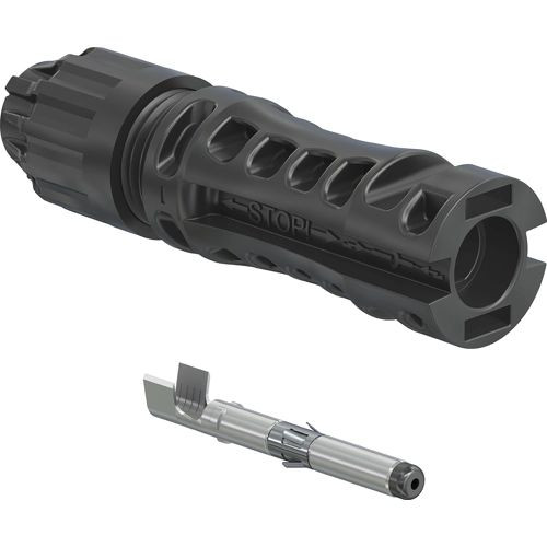 Conector fotovoltaic MC4-Evo 2 plug, 4.0-6.0 mm², Staubli, cablu Ø 4.7-6.4 mm, 1.5 kV, 45 A, 32.0317P0001, 37F2037 - imagine 2