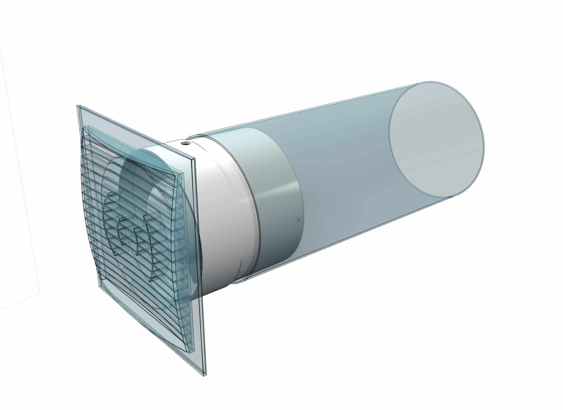 ventilator de tubulatura axial profit 150, debit 280 mc/h - imagine 2