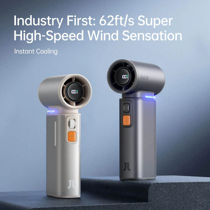 ventilator portabil de mana jisulife ultra1, autonomie 1-6h, baterie 9000mah, 100 viteze, incarcare rapida, afisaj led, gr ventilator portabil de mana jisulife ultra1, autonomie 1-6h, baterie 9000mah, 100 viteze, incarcare rapida, afisaj led, gr