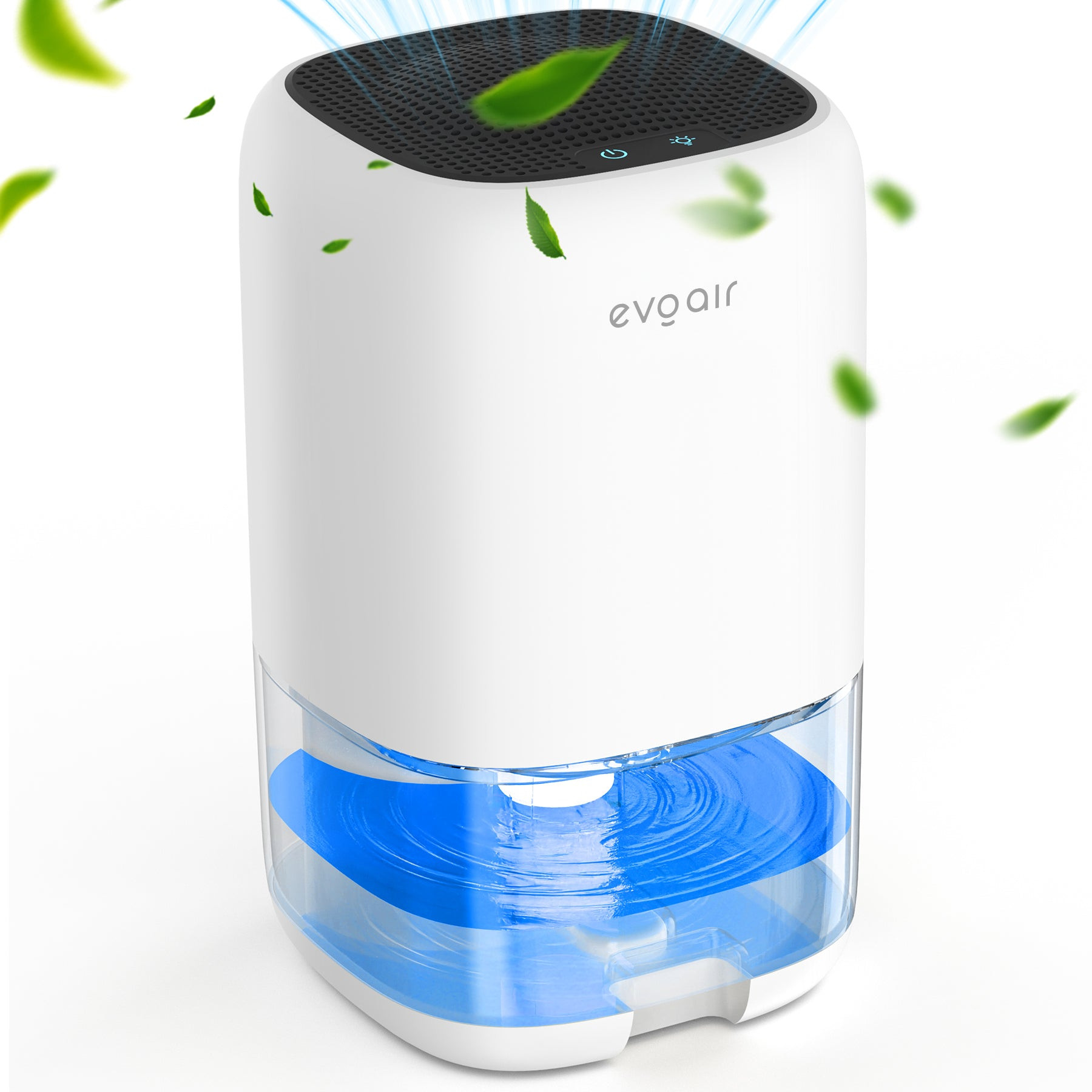 resigilat! dezumidificator aer evoair humix300, 300ml/24h, silentios, lumina ambientala in 7 culori, rezervor 1l, alb - imagine 2