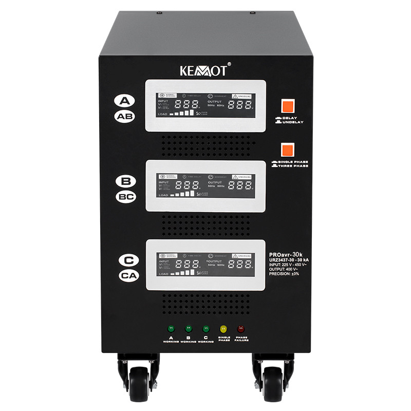 stabilizator servomotor trifazat 30kva proavr-30k kemot - imagine 5