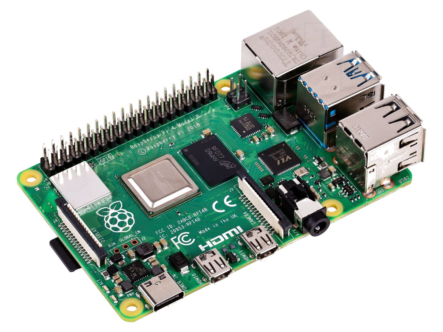calculator monoplaca raspberry pi 4 1,8ghz up: bcm2711 4gbram - imagine 16