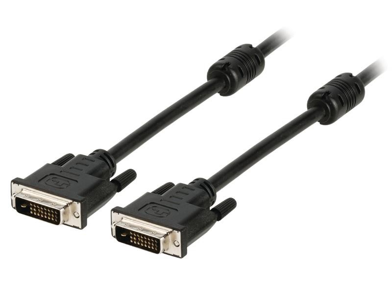 Cablu 1x conector DVI – 1x conector DVI 5m VALUELINE VLCP32000B50