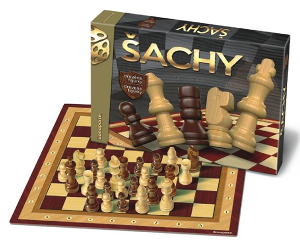 Masă de joc BONAPARTE Șah din lemn