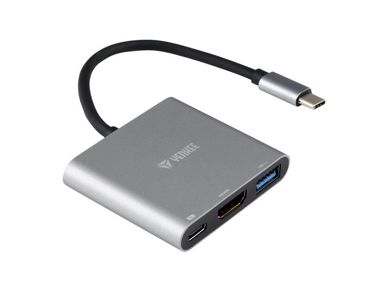 Adaptor YENKEE USB C na HDMI, USB, C, A YTC 031