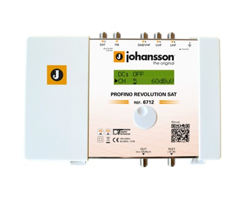 Amplificator de antenă programabil Johansson 6712 Profino Revolution SAT