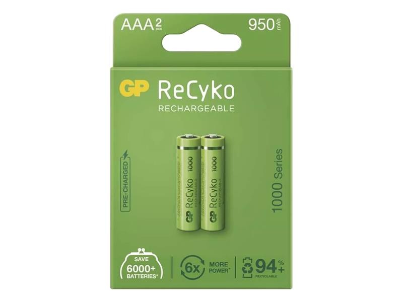 Baterie aaa (r03) reîncărcabilă 1,2v / 950mah gp recyko 2buc