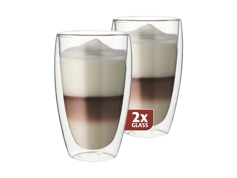 Pahar maxxo cafe latte 2buc 380ml