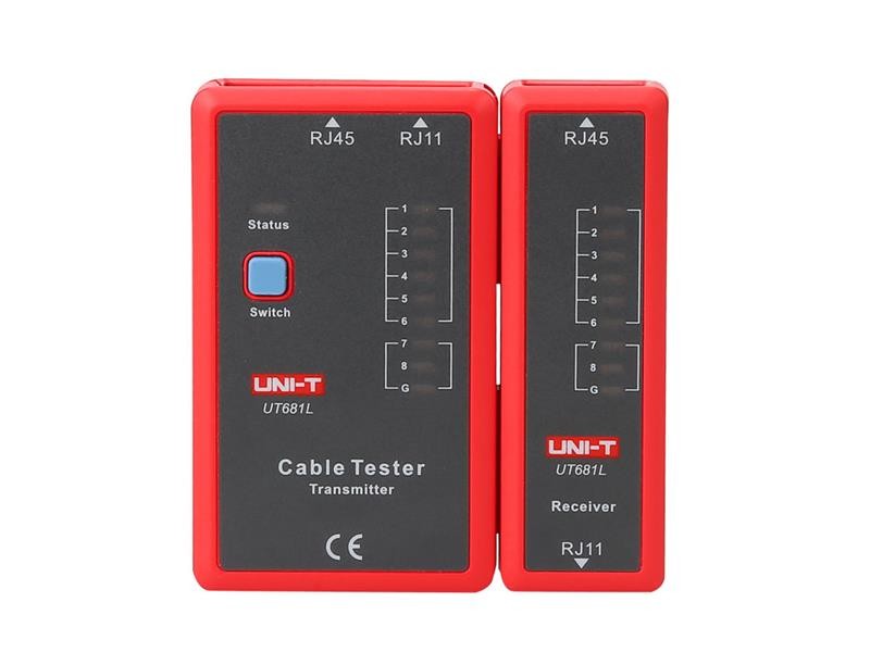 Tester de cablu UNI-T UT681L (RJ45, RJ11)