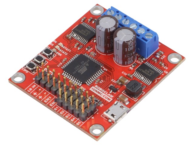 Controler motor DC PWM,RC,TTL,micro-USB 7,5A 6÷34V Canale: 2