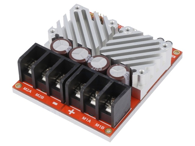 Controler motor DC RoboClaw PWM,RC,TTL,micro-USB 6÷34V