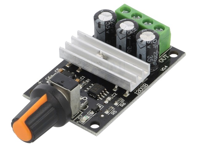 Controler motor DC Canale: 1 6÷28VDC 3A 80W