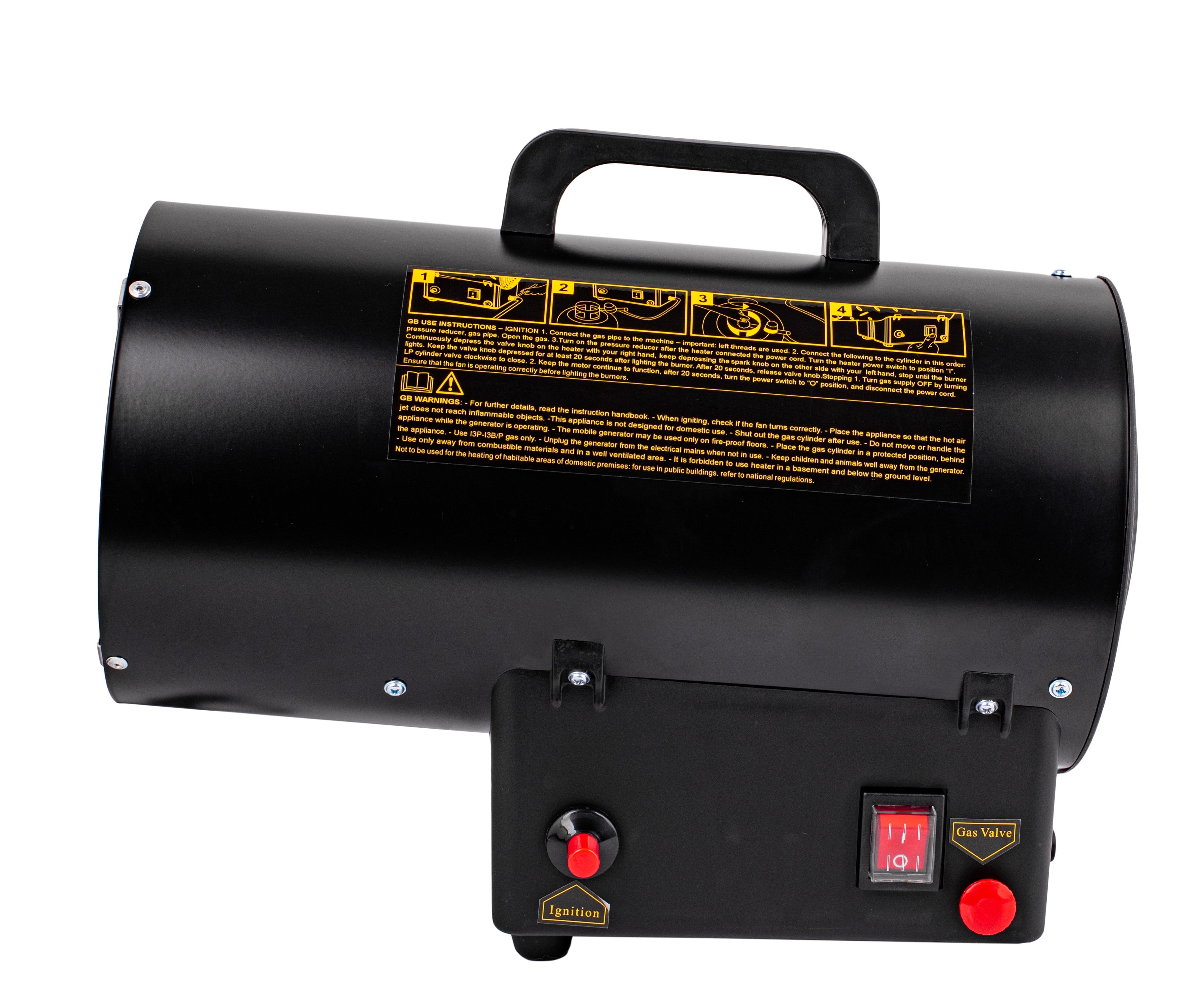Tun de caldura Aeroterma gaz 15kW furtun + reductor VOLT POLSKA - imagine 8