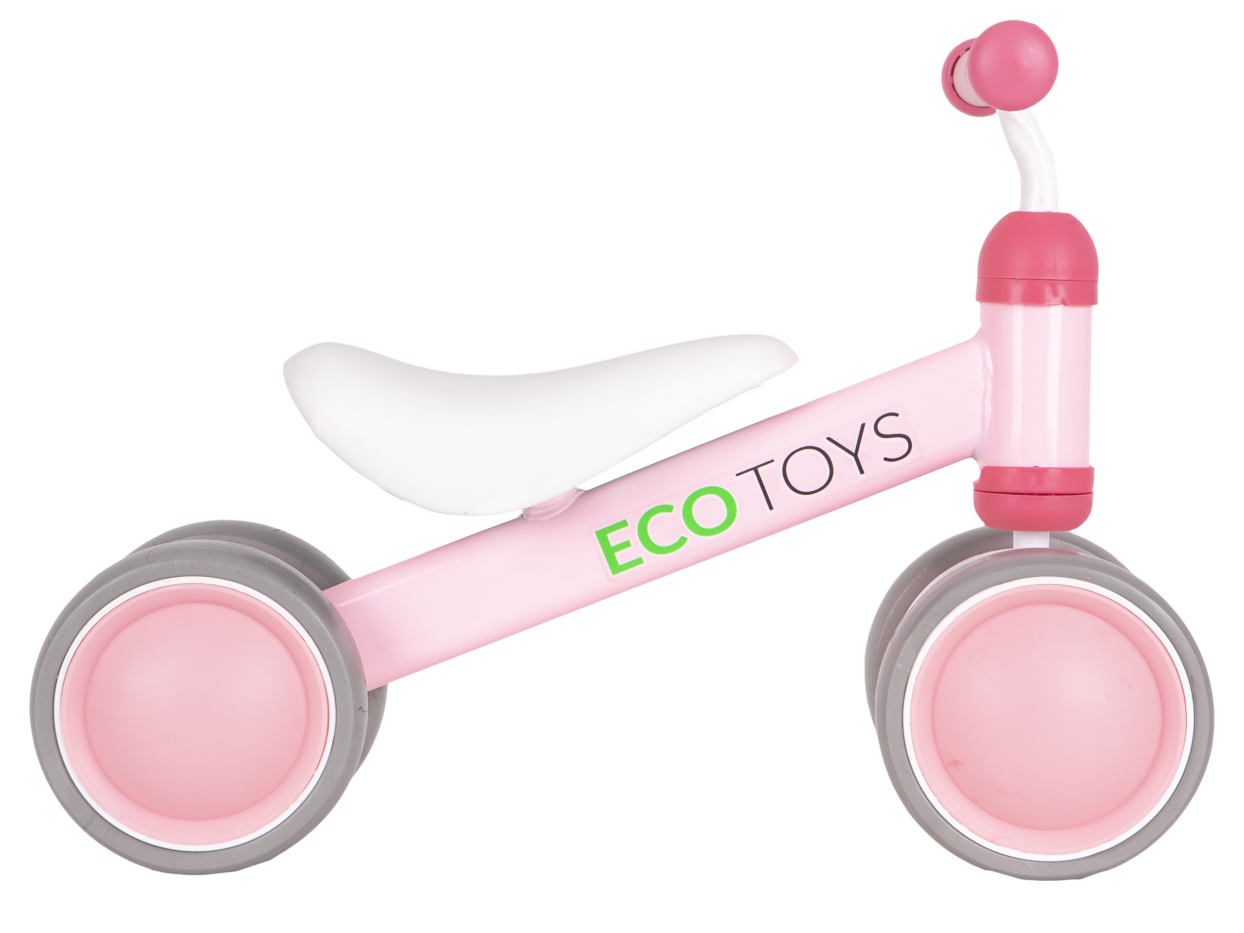 Bicicletă echilibrată, mini bicicletă Practică Ecotoys roz