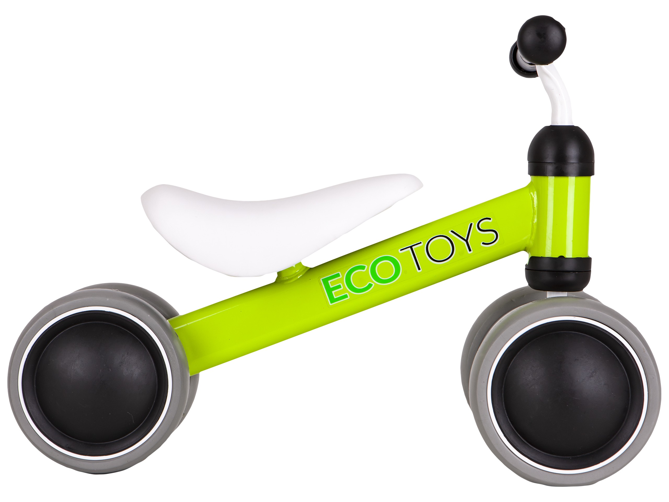 Bicicletă echilibrată, mini bicicletă Practică Ecotoys verzi