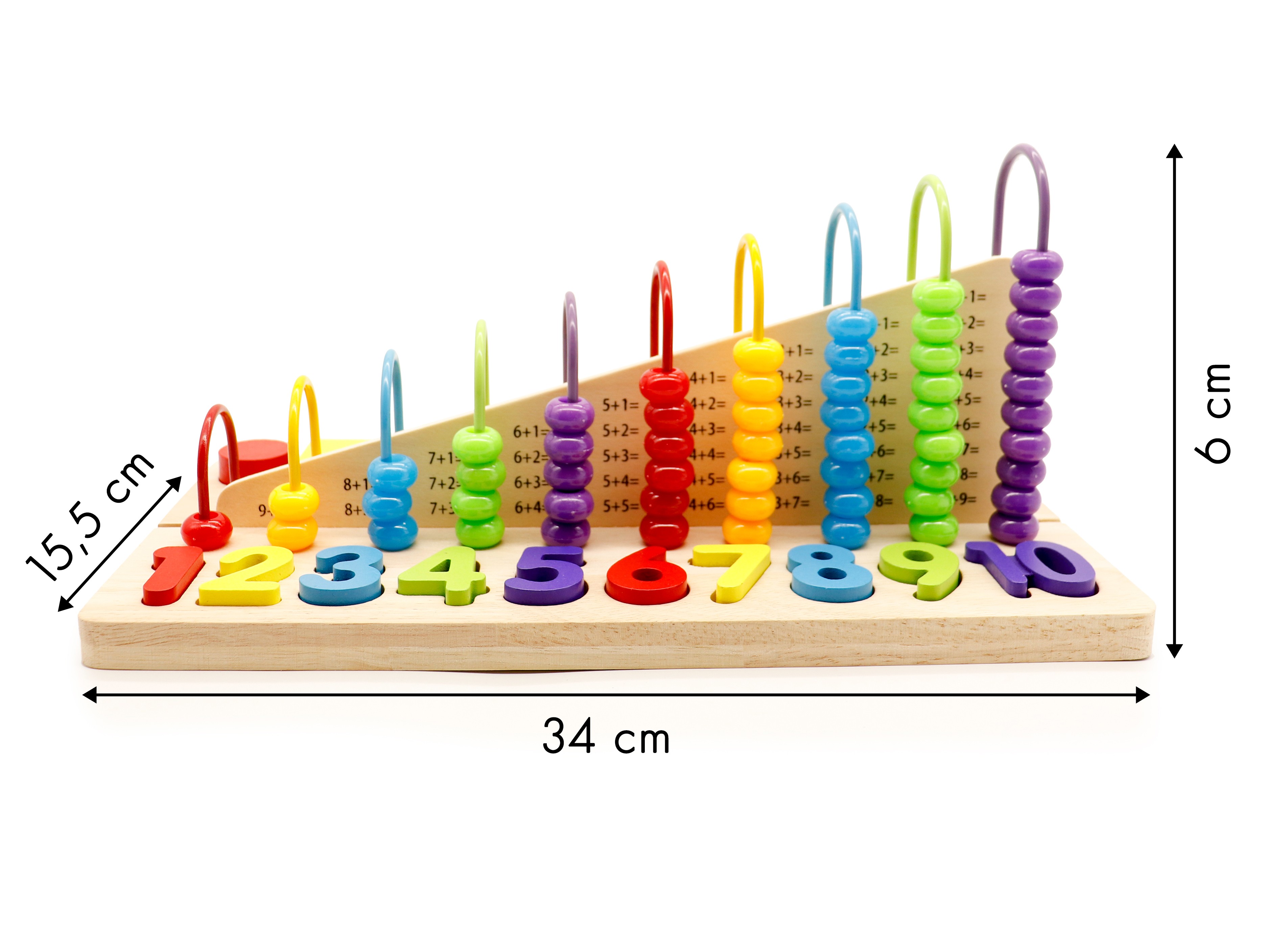 Abac de jucărie educațională, blocuri numerice ECOTOYS
