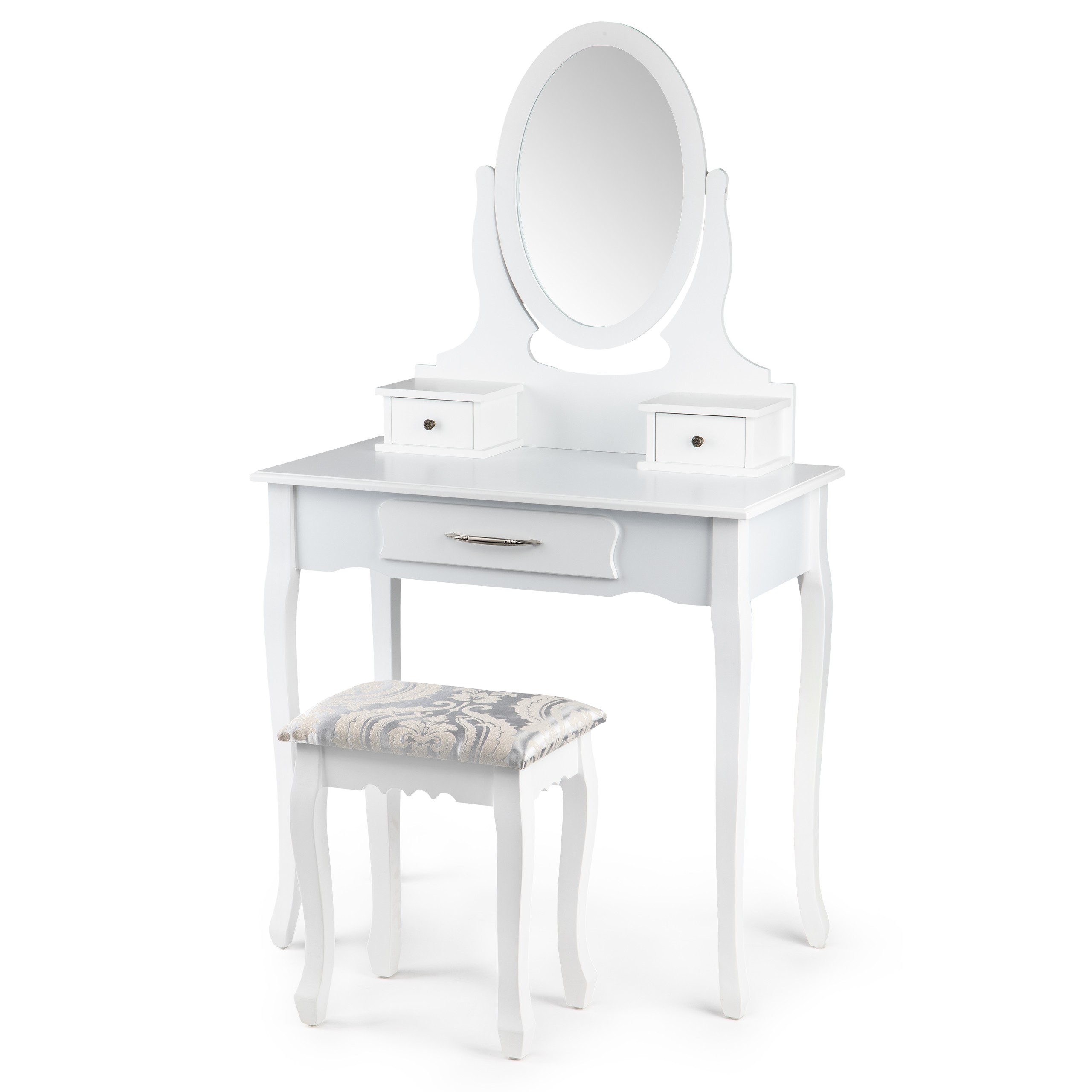 Masa de toaletă cosmetică oglindă reglabilă + scaun