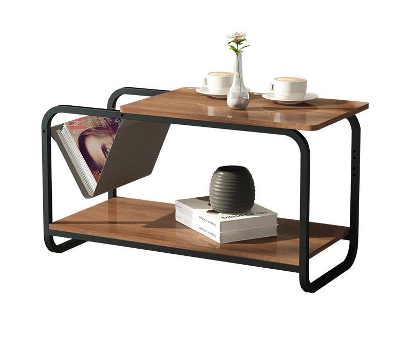 Masă de cafea loft modernă, pe 2 niveluri, ModernHome