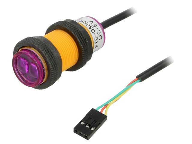 Senzor: distanţă infraroşu 5VDC analogică Canale: 1 30÷800mm