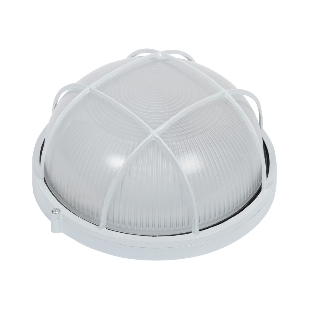 Lampa BAT Grila Rotunda E27 100W Alb NV-3201.08 - 1 | YEO