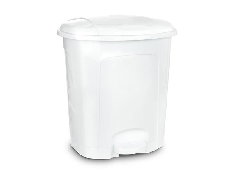 Coș de gunoi ORION 11,5l cu pedală albă
