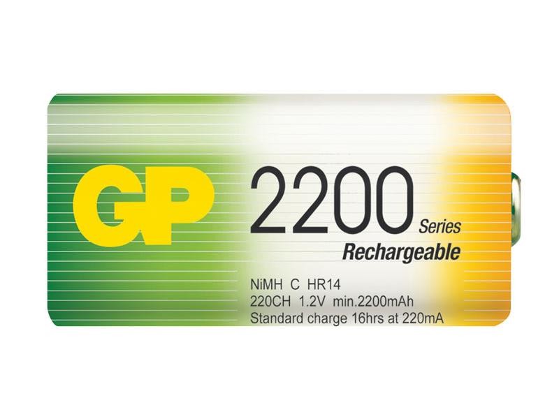 Baterie C (R14) Ni-MH 2200mAh GP