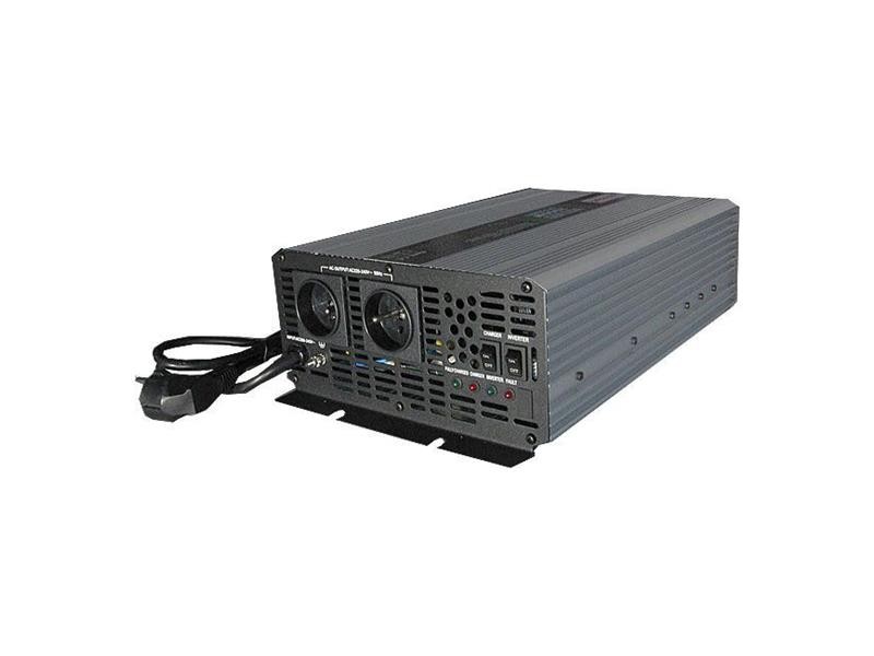 Invertor CARSPA CPS2000 12V/230V 2000W undă sinusoidală pură+ UPS+ încărcător
