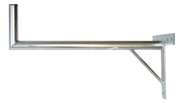 Suport de perete antenă 100 cu diametru 42 mm înălțime 16 cm strălucire.
