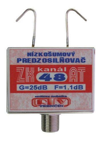 Amplificator antenă RTV ELECTRONICS ZK48AT 25dB F
