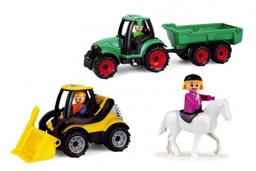 Tractor pentru copii cu excavator LENA TRUCKIES