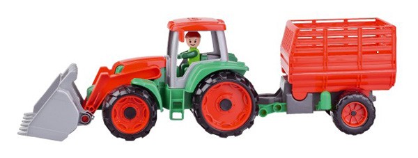 Tractor copii cu remorca LENA TRUXX 53 cm