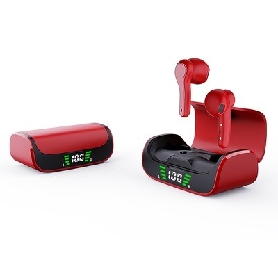 Căști Bluetooth TWS K28 roșii