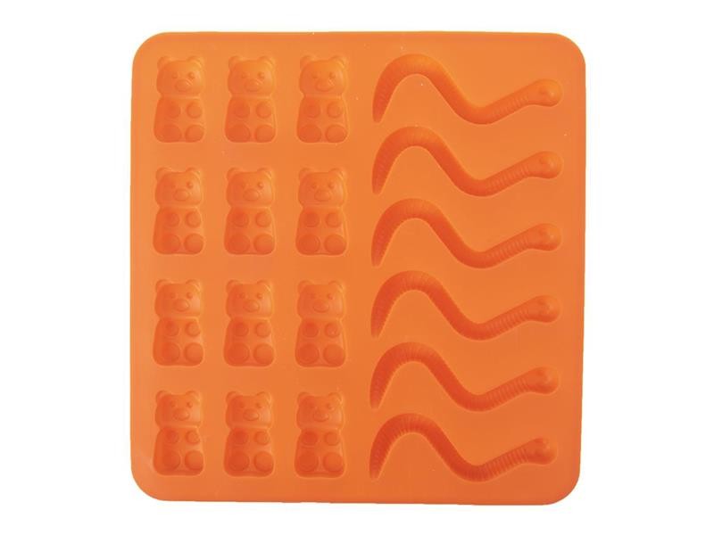 Forma de copt ORION Figures silicon portocaliu