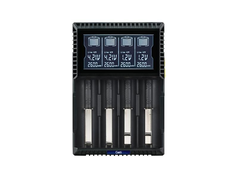 Incarcator baterie Geti GDC4U Li-Ion LiFePO4 NiCd NiMH