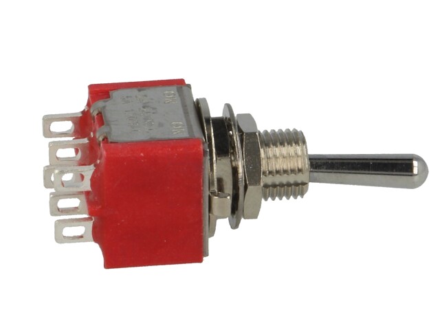 Întrerupător: basculant Poziţii:2 DPDT ON-ON 2A/250VAC 1MD1T1B1M1QE - imagine 7