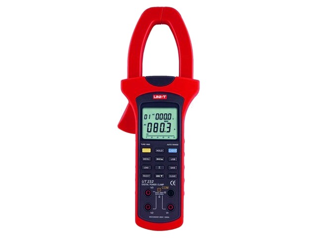 Clamp Power Meter 1000AAC with energy consumption UT232
