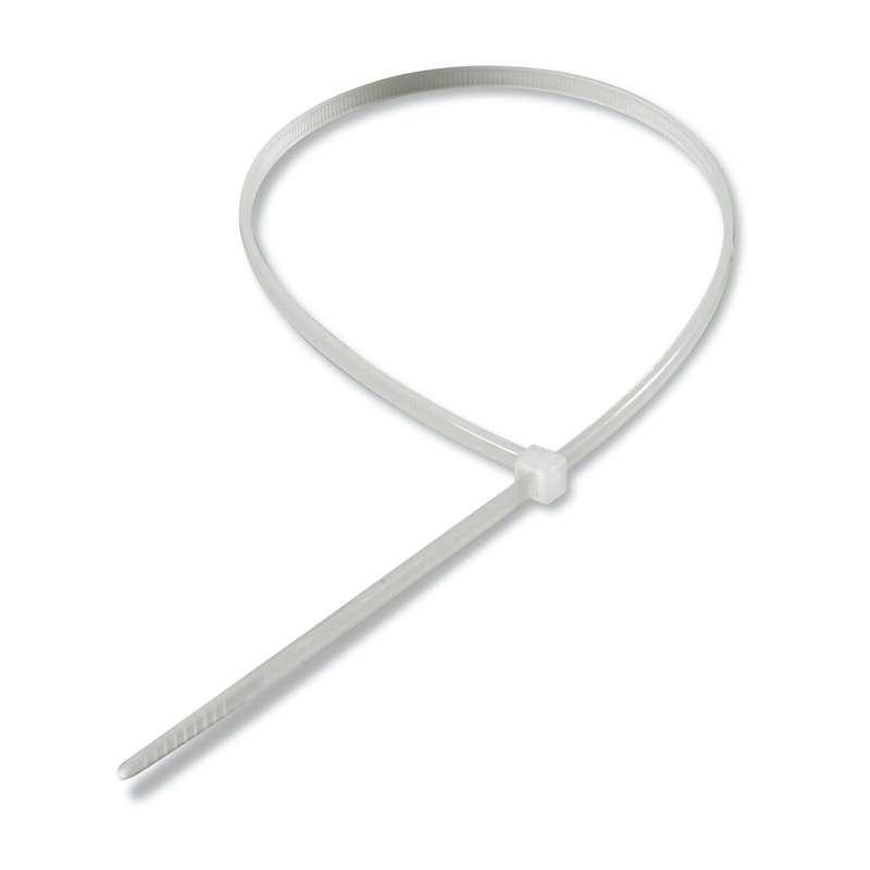 Colier cablu alb 3.5x140mm