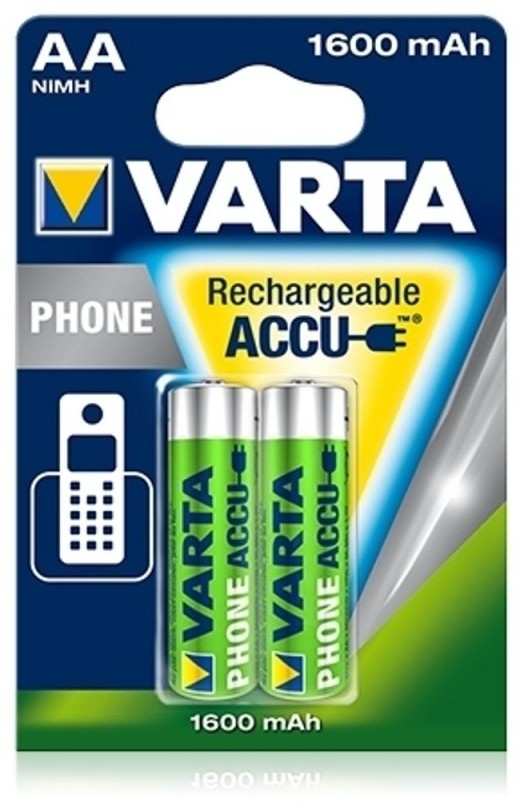 Acumulatori Varta Phone AA R6 1600mAh 1,2V Ni-MH set 2 buc.