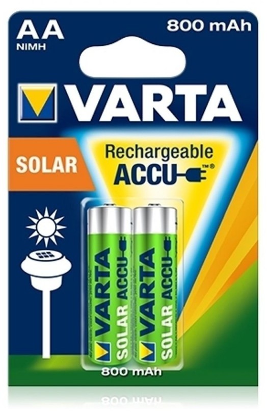 Acumulatori Varta Solar AA R6 800mAh 1,2V Ni-MH set 2 buc.