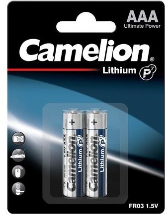 Baterie Camelion Lithium P7 AAA R3 1,5V litiu set 2 buc.