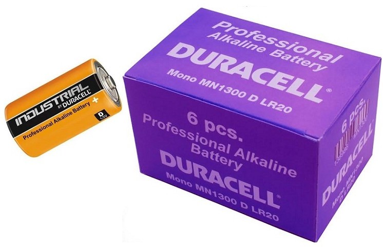 Baterie Duracell Professional Industrial D R20 1,5V alcalina cutie 6 buc.