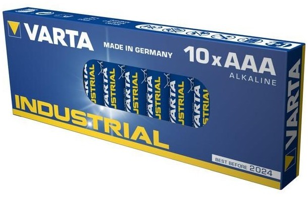 Baterie Varta Industrial AAA R3 1,5V alcalina cutie 10 buc.