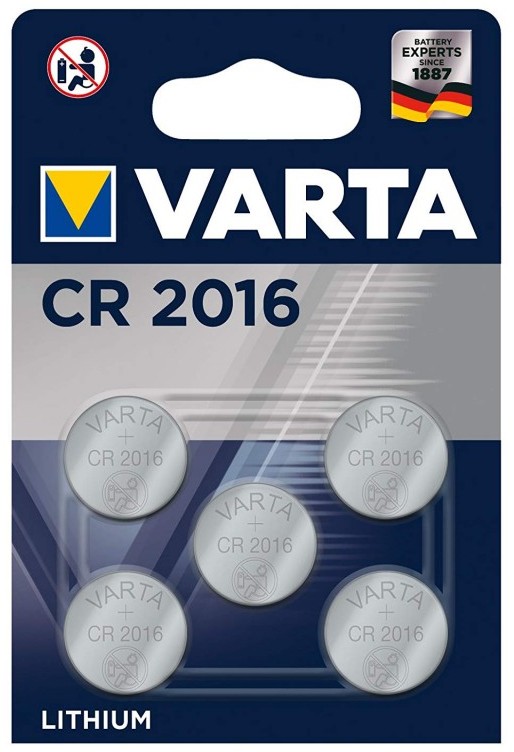 Baterie Varta CR2016 3V litiu blister 5 buc.