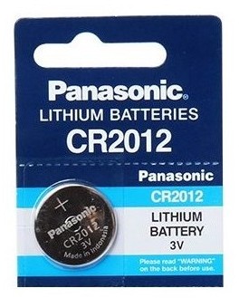 Baterie panasonic cr2012 3v litiu cr2012l/1b set 1 buc.