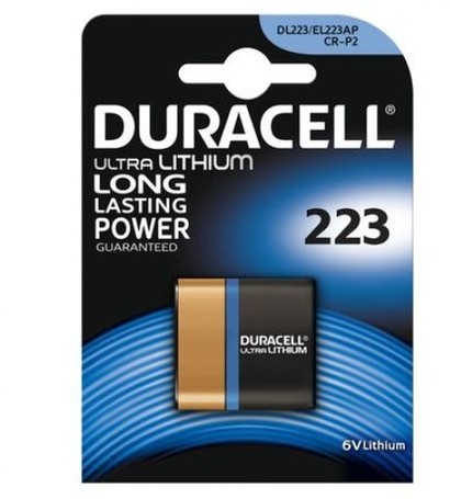 Baterie duracell cr-p2 223 6v litiu blister 1 buc.